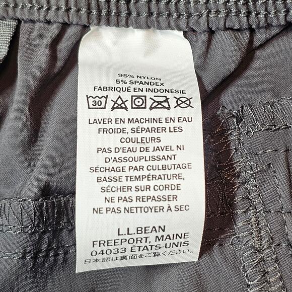 LL Bean Men's Cresta Hiking Shorts Comfort Waist 9" Alloy Gray NWOT Size L - Picture 9 of 10